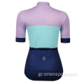 Γυναικεία βασική κλασική φανέλα Jersey Cycling Short Sleeve Jersey